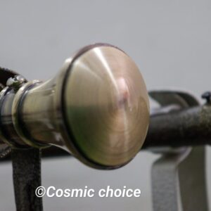 Smooth curtain rod flower- gold