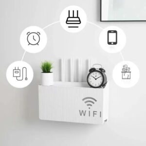 Wall mounted wireless WiFi router box