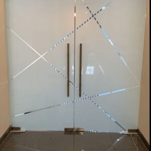 Toughened Glass partition
