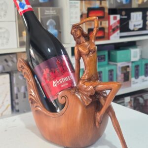 Creative Gold statue wine bottle holder