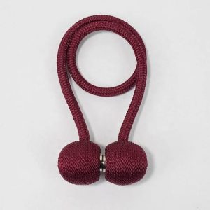 Magnetic curtain holders