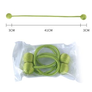 Magnetic curtain holders